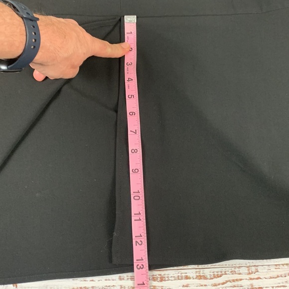 Larry Levine black stretch maxi skirt Sz 16 - Picture 11 of 11